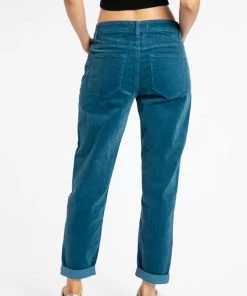 KANCAN Leah High Rise Mom Fit Corduroy Pants