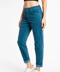 KANCAN Leah High Rise Mom Fit Corduroy Pants
