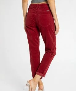KANCAN Leah High Rise Mom Fit Corduroy Pants