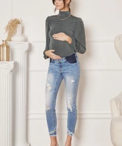 KANCAN Penn Maternity Ankle Skinny Jeans