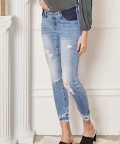 KANCAN Penn Maternity Ankle Skinny Jeans
