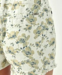 KANCAN Paisley High Rise Overall Shorts