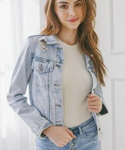 KANCAN Aubrey Denim Jacket Jackets & Outwear