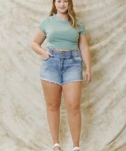 KANCAN Judie Ultra High Rise Shorts - Plus