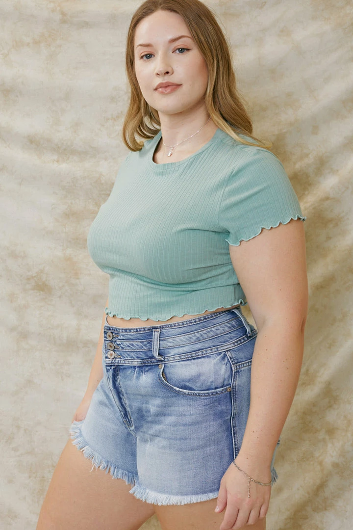 KANCAN Judie Ultra High Rise Shorts - Plus 5 KANCAN Judie Ultra High Rise Shorts - Plus