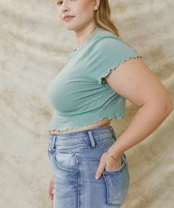 KANCAN Judie Ultra High Rise Shorts - Plus 13 KANCAN Judie Ultra High Rise Shorts - Plus