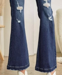 KANCAN Lindsey Mid Rise Flare Jeans - Petite