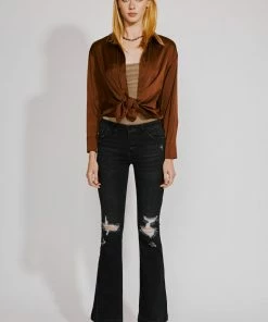 KANCAN Harlowe Mid Rise Flare Jeans Flare & Bootcut