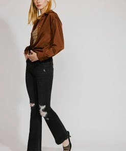 KANCAN Harlowe Mid Rise Flare Jeans Flare & Bootcut