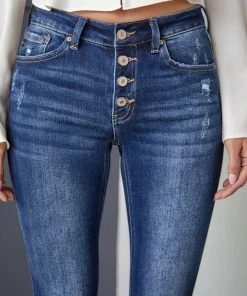 KANCAN Harlowe Mid Rise Flare Jeans Flare & Bootcut