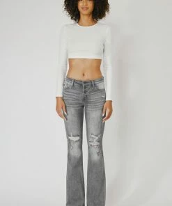 KANCAN Harlowe Mid Rise Flare Jeans Flare & Bootcut