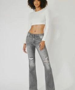 KANCAN Harlowe Mid Rise Flare Jeans Flare & Bootcut