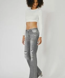KANCAN Harlowe Mid Rise Flare Jeans Flare & Bootcut