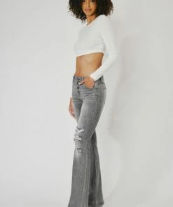 KANCAN Harlowe Mid Rise Flare Jeans Flare & Bootcut