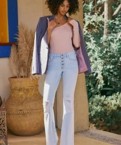 KANCAN Harlowe Mid Rise Flare Jeans Flare & Bootcut