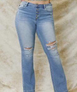 KANCAN Mandy High Rise Flare Jeans - Plus 20 KANCAN Mandy High Rise Flare Jeans - Plus