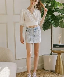 KANCAN Nell Striped Belted Skirt 11 KANCAN Nell Striped Belted Skirt