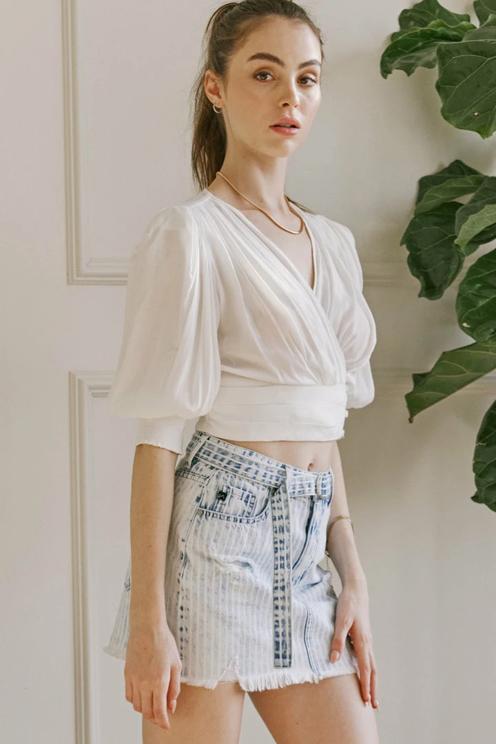 KANCAN Nell Striped Belted Skirt 6 KANCAN Nell Striped Belted Skirt