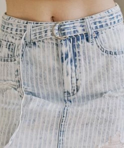 KANCAN Nell Striped Belted Skirt 15 KANCAN Nell Striped Belted Skirt