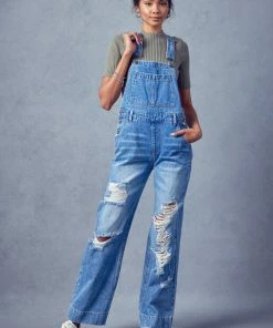 KANCAN Malibu High Rise Wide Leg Overalls