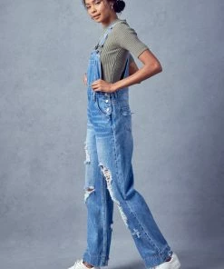 KANCAN Malibu High Rise Wide Leg Overalls
