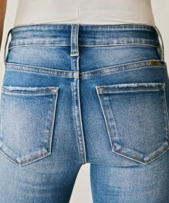 KANCAN Irene Mid Rise Ankle Skinny Jeans