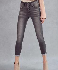 KANCAN Quinn High Rise Ankle Skinny Jeans