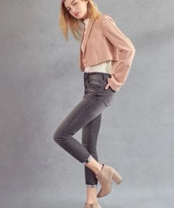 KANCAN Quinn High Rise Ankle Skinny Jeans