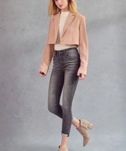 KANCAN Quinn High Rise Ankle Skinny Jeans