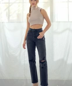 KANCAN Lynne Ultra High Rise Straight Jeans Straight Leg