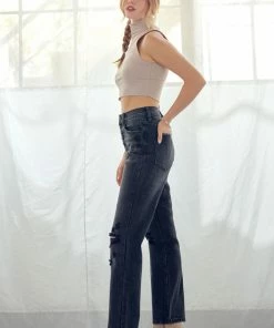 KANCAN Lynne Ultra High Rise Straight Jeans Straight Leg