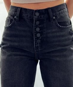 KANCAN Lynne Ultra High Rise Straight Jeans Straight Leg