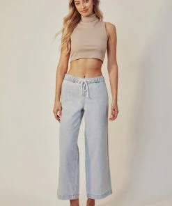 KANCAN Renee Mid Rise Wide Leg Pants