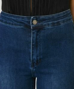 KANCAN New Arrivals Violet High Rise Super Flare Jeans