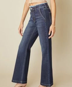 KANCAN Makayla Ultra High Rise Flare Jeans