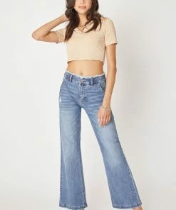 KANCAN Makayla Ultra High Rise Flare Jeans