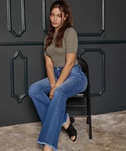 KANCAN Annika High Rise Flare Jeans - Curvy