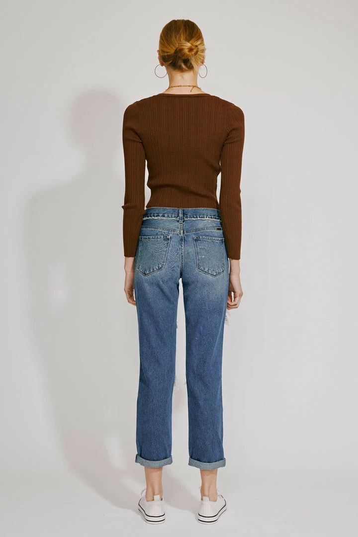 KANCAN Janelle Mid Rise Boyfriend Jeans 5 KANCAN Janelle Mid Rise Boyfriend Jeans