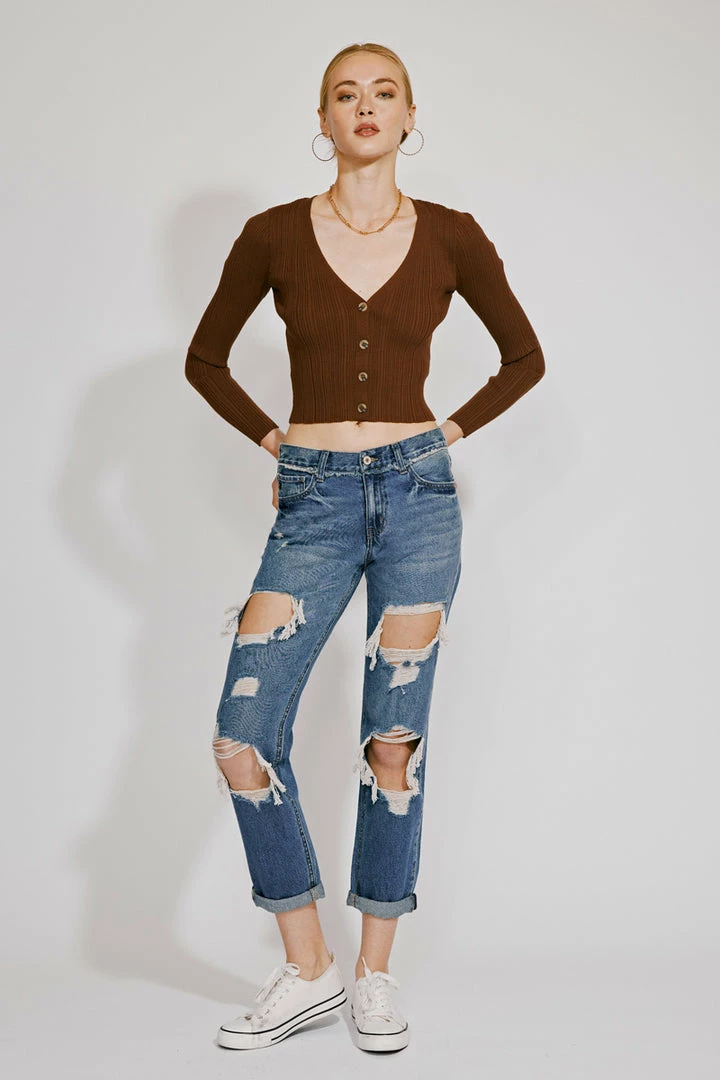 KANCAN Janelle Mid Rise Boyfriend Jeans 6 KANCAN Janelle Mid Rise Boyfriend Jeans