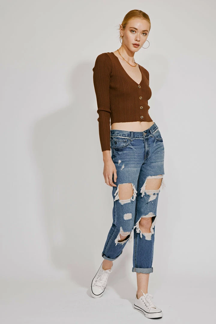 KANCAN Janelle Mid Rise Boyfriend Jeans 7 KANCAN Janelle Mid Rise Boyfriend Jeans