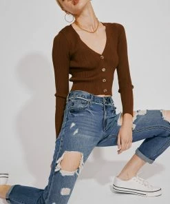 KANCAN Janelle Mid Rise Boyfriend Jeans