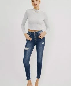 KANCAN Kaliyah High Rise Ankle Skinny Jeans