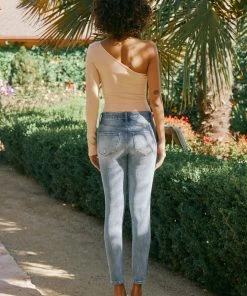 Official Kancan USA Kira Mid Rise Ankle Skinny New Arrivals