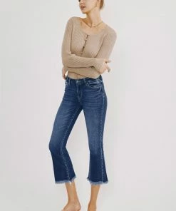 KANCAN Merlie Mid Rise Cropped Flare Jeans New Arrivals 12 KANCAN Merlie Mid Rise Cropped Flare Jeans New Arrivals