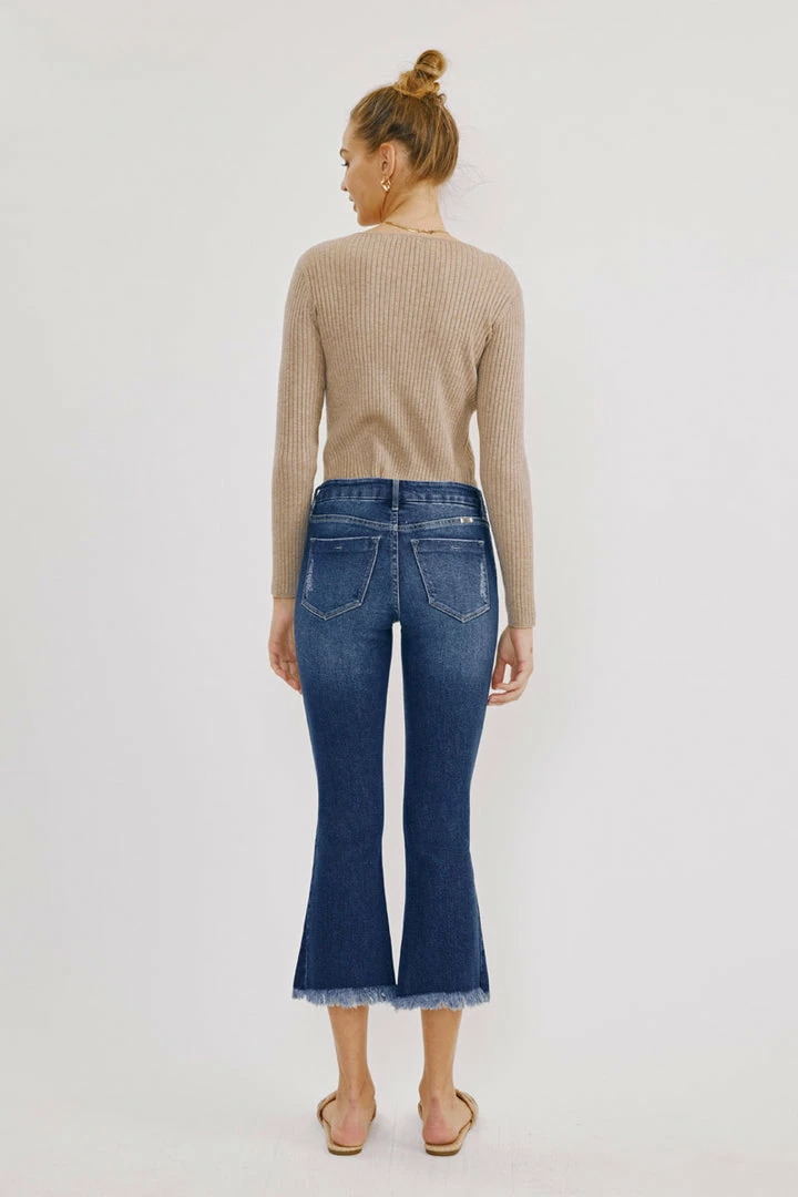 KANCAN Merlie Mid Rise Cropped Flare Jeans New Arrivals 6 KANCAN Merlie Mid Rise Cropped Flare Jeans New Arrivals
