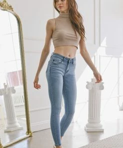 KANCAN Lizette Mid Rise Super Skinny Jeans