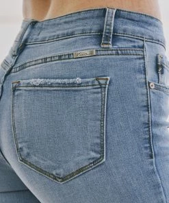 KANCAN Lizette Mid Rise Super Skinny Jeans