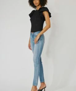 KANCAN Ashlyn Mid Rise Super Skinny Jeans