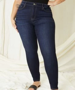 KANCAN Felicity Ultra High Rise Super Skinny Jeans - Plus