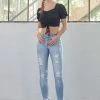 KANCAN Sienna Mid Rise Super Skinny Jeans